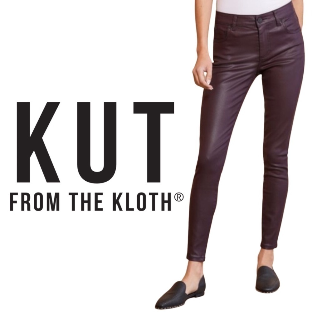 Kut From the Kloth Connie High Rise Double Waistband Jeans Acai Wash - Size 2